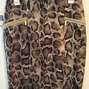 Michael Kors Leopard Print Size 4 Women's Skirt